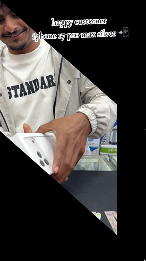 Happy Customer with iPhone 17 Pro Max