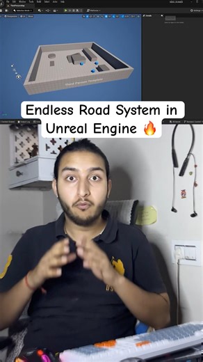 Endless Road System in Unreal Engine 🔥 #devlog #unrealengine3