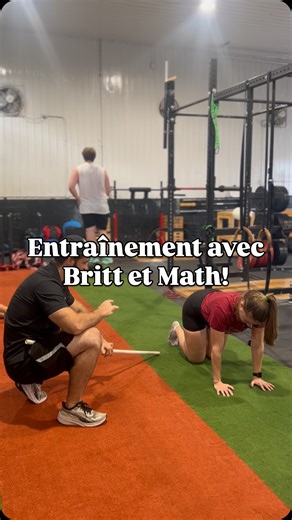 2K views · 24 reactions | De retour avec un entraînement avec Britt et Math! (On est juste au warm up…若) | FxV Solution | Facebook