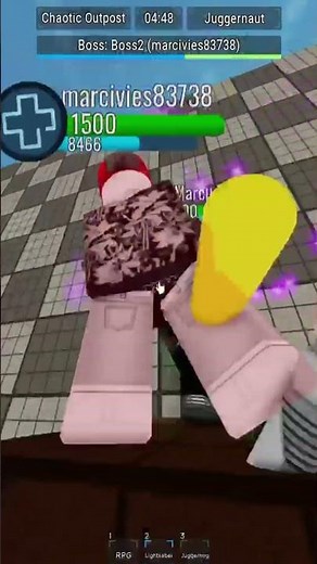 Note to self: Don't annoy the Juggernaut #randomizer #roblox
