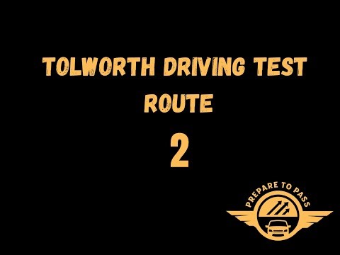 Tolworth Driving Test Route 2 Walkthrough | Prepare to Pass Driving School
