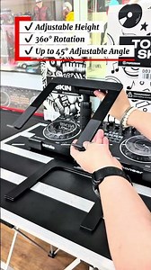 Ergonomic DJ Controller & Laptop Stand Setup