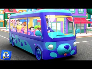 Wheels On The Bus Nursery Rhyme And cartoon Video by Baby Big Cheese - Videos For Kids
