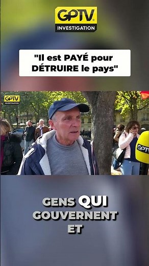 ▶️ "He is PAID to DESTROY the country"