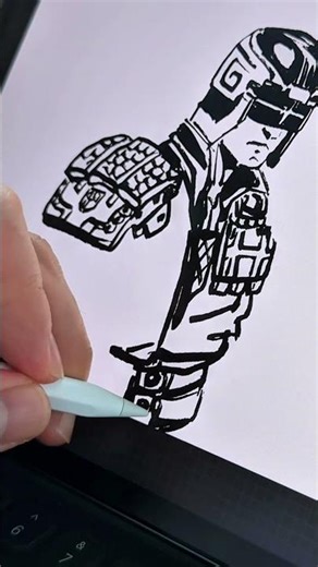 Cyberpunk Warrior – Live Drawing in Procreate | Draw With Mo | Speed Drawing