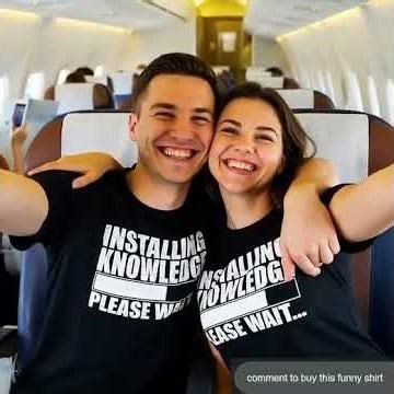 Funny T-Shirt ‘Installing Knowledge Please Wait’ – Perfect Geek Humor Gift