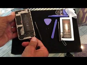How to change a battery in iphone 4