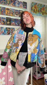 43K views · 5.8K reactions | can we appreciate this stunning beauty and the beast sleeping bag I received for a custom order! 鹿 I can definitely remember this one being the envy of all at slumber parties  were any of you lucky enough to own this one as a kid?? #beautyandthebeast #belle #thriftflip #upcycledfashion #vintagedisney #disneyland | rope drop design | Facebook