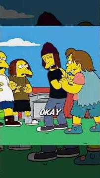 Bart And Nelson's friendship #thesimpsons