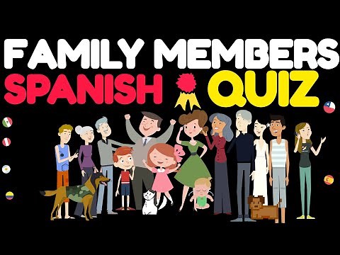 FAMILY MEMBERS SPANISH GAME
