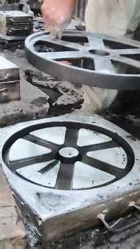 Satisfying Casting Process | Scrap Metal to Heavy Machine Wheel #manufacturing #factory