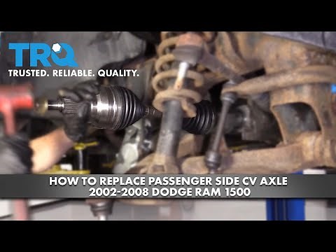 How to Replace Passenger Side CV Axle 2002-2008 Dodge RAM 1500