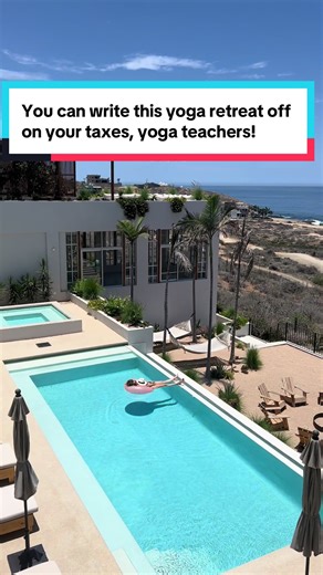 Hey yoga teachers talk to your accountants but usually when you’re an independent contractor teaching then you can write off professional development as training on your taxes! That’s a HUGE perk to joining my May 2026 yoga retreat just for yoga teachers - why not take a vacation that’s also a tax benefit PLUS amp up your teaching while you’re at it. I’d call that a win win.
