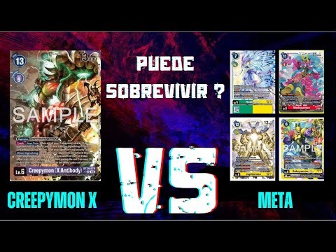 CREEPYMON X vs META 🔥 Can he survive Hudiemon, Jupitermon, Medusamon and Sakuyamon?