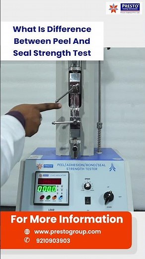 Peel Strength Test vs. Seal Strength Test | Key Differences Explained #testandmeasurement