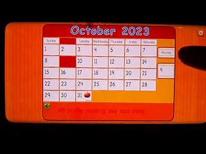 Starfall: The "October 9, 2023" Calender