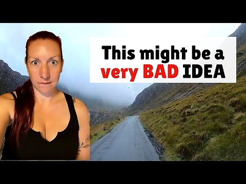 Driving the scariest road in Scotland. In a motorhome...