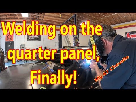 #119 My 67 Chevelle Things to do before welding on a quarter panel