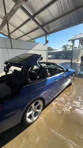 BMW E93 335i hard top convertible in action 🎥 #bmw #turbo #car #n54