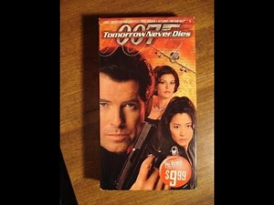 Opening to Tomorrow Never Dies 1998 VHS