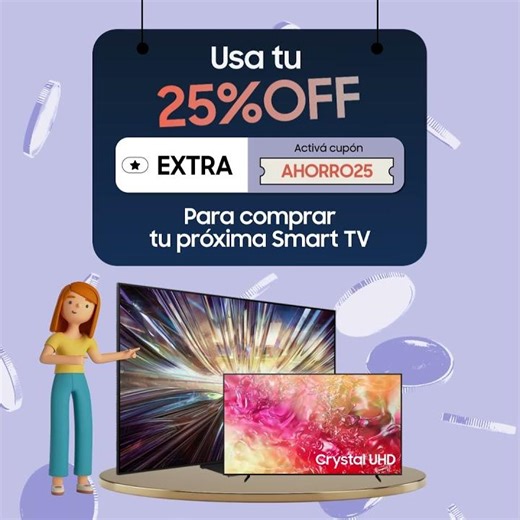 Smart TV con hasta 25% Off extra en Multipoint!