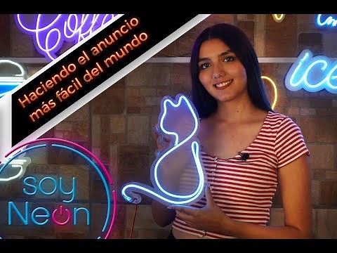como hacer el anuncio neon flex más fácil del mundo.