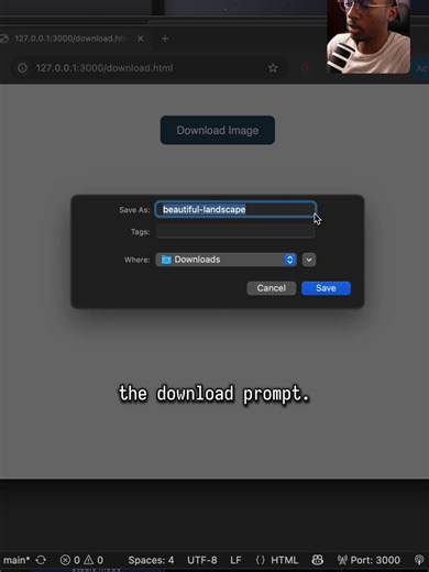Make Your Links Download Files Instantly! ⚡️ Learn how to make your links download files instead of opening them using the HTML download attribute. A tiny tweak, big difference! 💻✨ #html #frontend #webdev #programmingtips