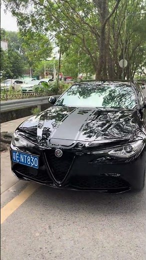 This Black Alfa Romeo is Pure Street Elegance 😍🚘🔥