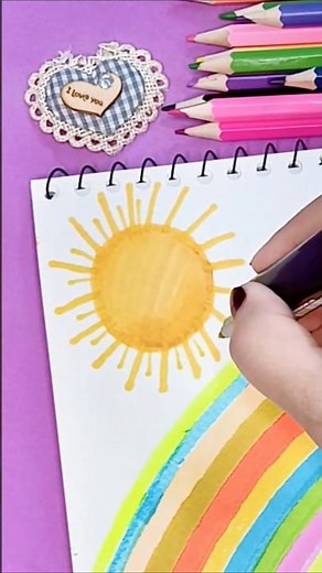 Rainbow History Notebook Cover Design | Easy Front Page Decoration Idea for School #shirts