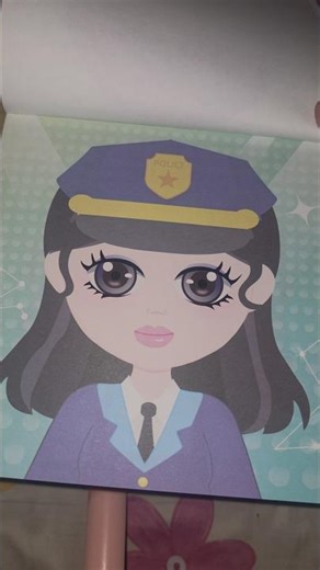 Make Up Sticker Book (9) #makeup #makeupsticker #stickerbook #dressupsticker #dressupbook #shorts