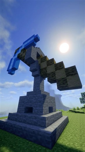 Diamond Pickaxe Build in Minecraft 💎⛏️