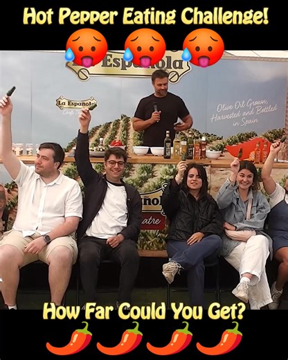 Hot Pepper Eating Challenge - How Far Could You Get? 🥵🌶🌶🌶💥 Watch on YouTube: https://youtu.be/6SKRV4nrIR4 #spicychallenge #foodchallenge #challenge #challengeaccepted #chilli #chili #chile #pepper #hotpepper #chillies #chilis #chiles #peppers #guinnessworldrecord #hotpeppers #carolinareaper #carolinareaperchallenge #manvfood #manvsfood #chilieating #leagueoffire #superhot #foodies #foodiesfestival #foodiesfestivalsyonpark | League Of Fire