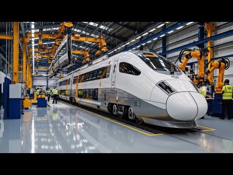Inside the TGV Factory: How High-Speed Bullet Trains Are Built From Scratch