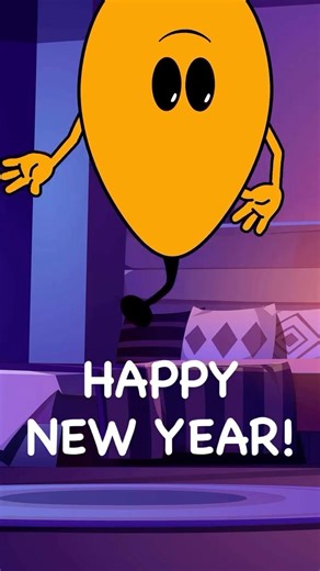 Happy New Year little earthlings👽✨🧡 (Animation Meme) #shorts