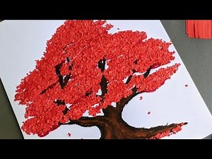DIY Paper Tree Project | How to Make Paper Tree | Easy paper tree craft ideas