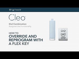 How to Override and Reprogram with a Flex Key | Cleo | Assigned Use