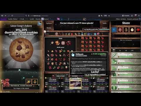 Cookie Clicker Combo attempts for Comp WR