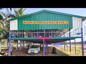 High Tech GOAT SHED making at LOW COST | Goat Farming Shed | Design Ideas | 🇮🇳 9788770786