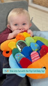 When you're a baby hanging out with a fish friend, playtime's always going to go swimmingly!🐠 Shop now: https://brnw.ch/21wRkta | Melissa & Doug