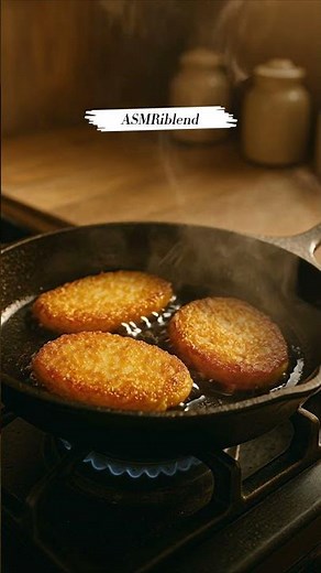 ASMRiblend - ASMR Cooking / Sizzling Hash Browns #asmrsounds #asmr