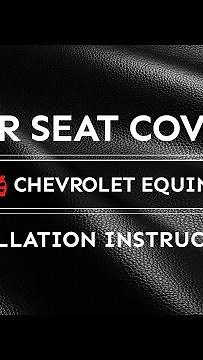 How to Remove Chevy Equinox Seat belt&Headrest