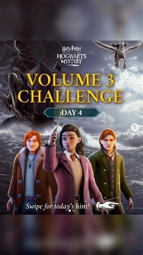 Volume 3 Challenge Day 4 | Harry Potter Hogwarts Mystery 🪄✨#hogwartsmystery