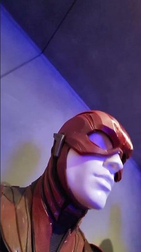 Ezra Miller's Flash Costume from Justice League Hands On