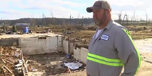 ‘It took everything’: Water department worker recounts losing home after Dawson Springs tornado