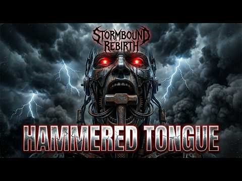 HAMMERED TONGUE – Words Are Weapons (Industrial Metal) | Metallic Hammer Intro | Distorted Bass