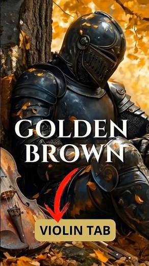 🎻𝄞 Golden Brown - The Stranglers 🎶 | Violín 🎻 Play Along | TUTORIAL | TABLATURA #goldenbrown