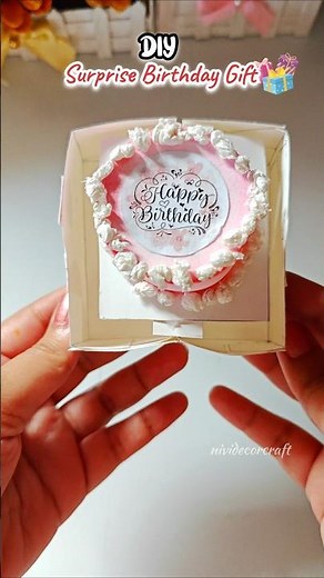 DIY Surprise Birthday Gift Ideas #diy #craft #craftideas #shorts #birthdaygift #handmade #art #gift