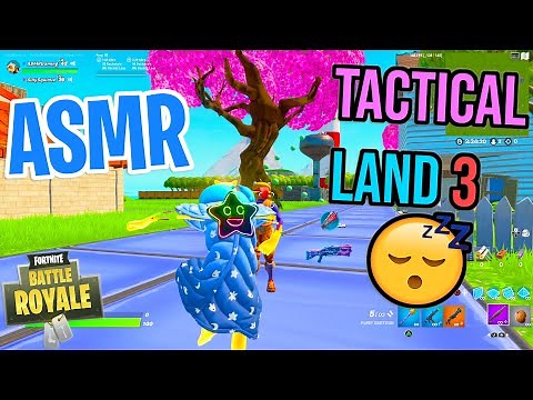 ASMR Gaming 😴 Fortnite Tactical Land 3 Relaxing Mouth Sounds 🎮🎧 Repetitive Whispering + Controller 💤