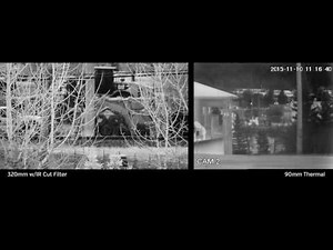 Best Thermal security night vision infrared surveillance camera HD & LWIR uncooled + NIR HD PTZ