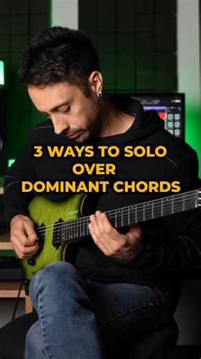 3 Ways To Solo Over Dominant Chords. TABS in Guitar Pro/PDF and a backing track on my Patreon - https://www.patreon.com/posts/144451092?utm_campaign=postshare_creator 🎸 - @strandbergguitars Boden Prog Earth Green 🧵 - @pitbullstrings Coated series #guitartabs #guitarlesson #guitarsarebetter | Damjan Pejcinoski
